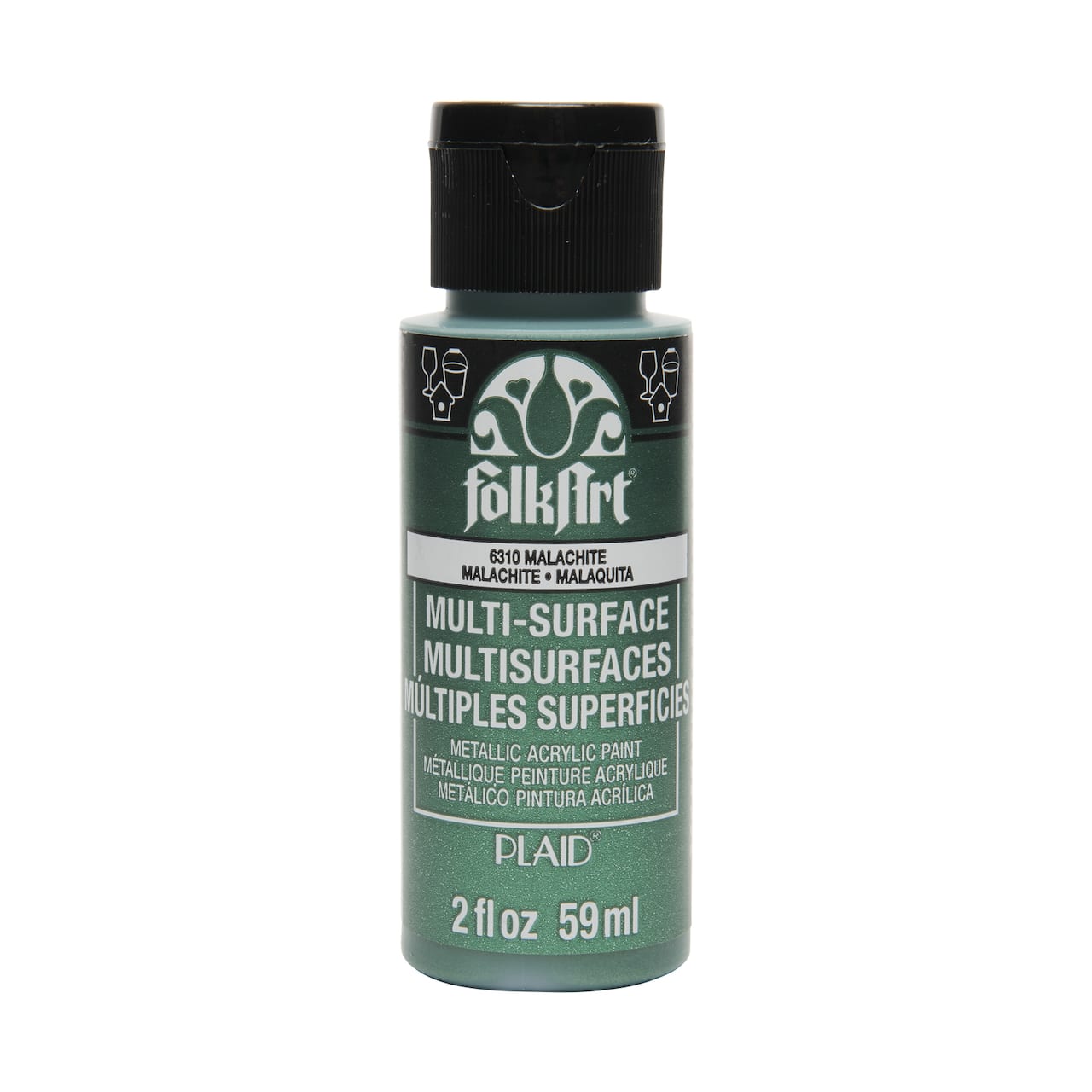 12 Pack: FolkArt® Multi-Surface Metallic Acrylic Paint